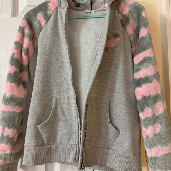 V.&GRIN Girl Zip up Hoodie Sweatshirt Soft Fuzzy Fleece Jacket with Pocket - Picture 12 of 12